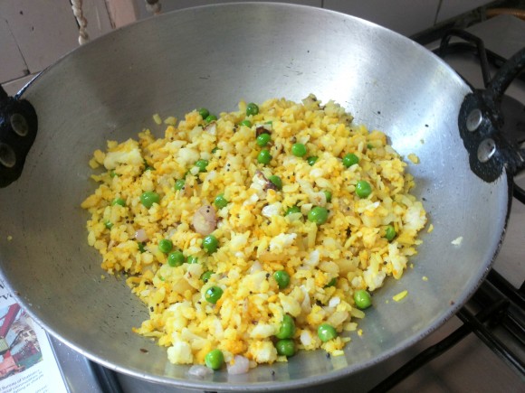 add soaked poha 