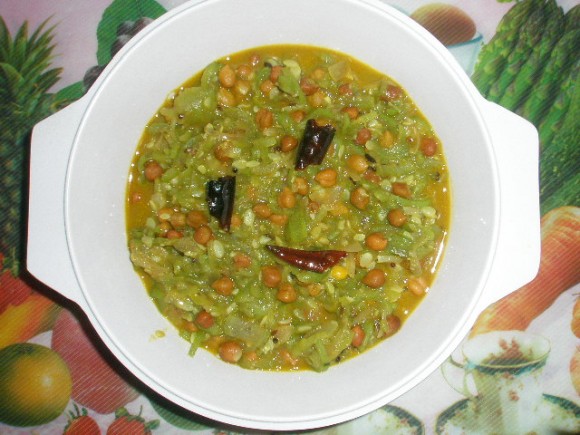 Gilki turai/Sponge gourd (Luffa) ki sabzi