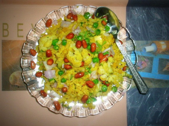 Poha (beaten rice)