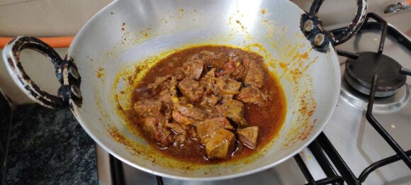 Kaleji (mutton Liver) masala