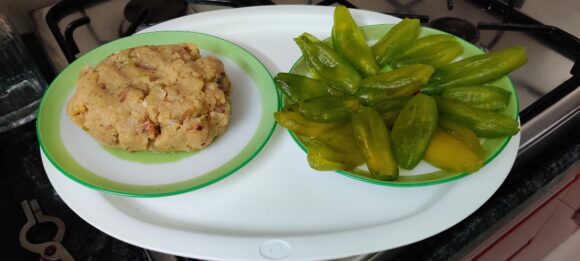 Stuffing and prepared Parwal