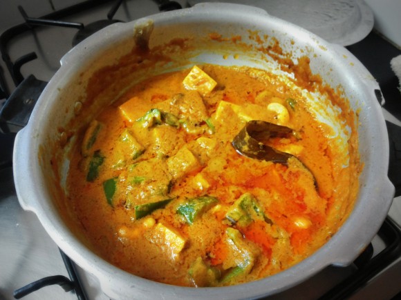 Shahi (Royal) paneer (cottage cheese/fresh cheese) masala