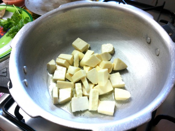 fry paneer