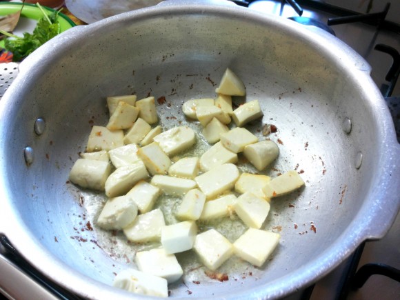 fry paneer