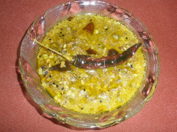 Banana flower sabji