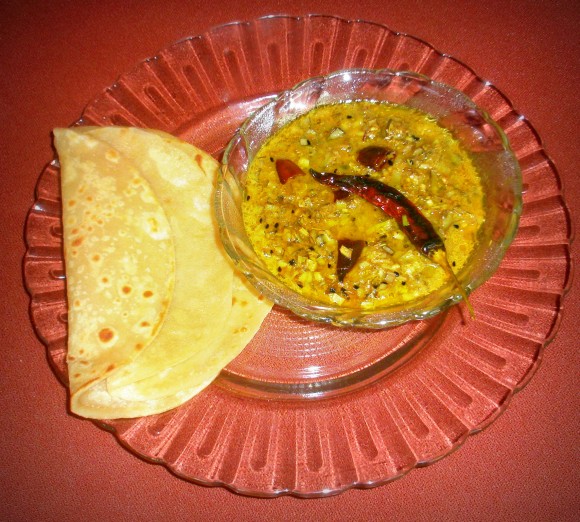 Banana flower sabji