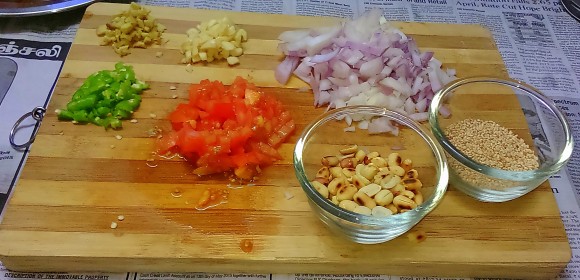 ingredients of guwarphalli masala