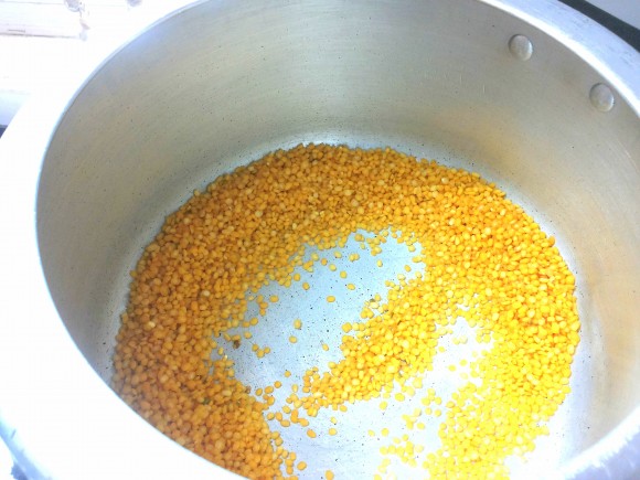 frying dal