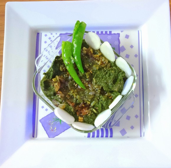 Sarso (mustard leaf) ka saag