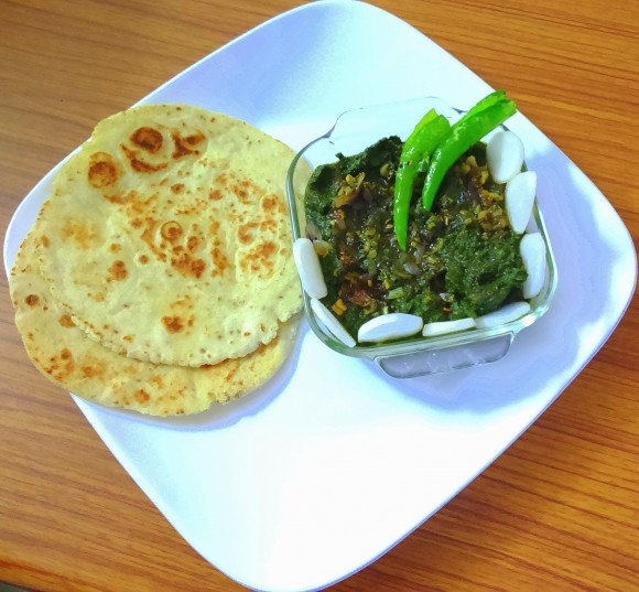 Sarso (mustard leaf) ka saag