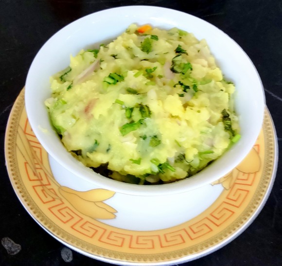 Aaloo ka chokha (Mashed potato) recipe from Bihar