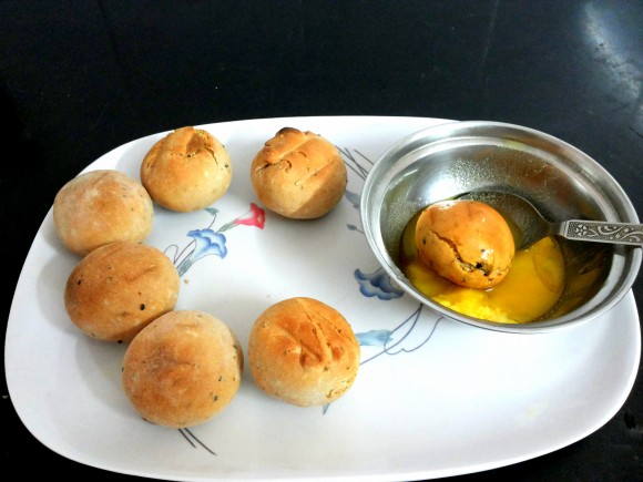 Sattu (roasted gram flour) ki litti