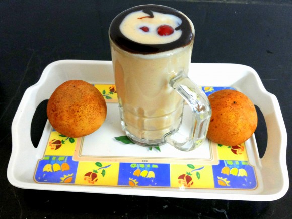 Cheekoo(sapodilla) milk shake