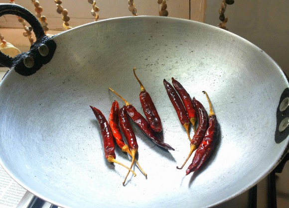 dry roast chili