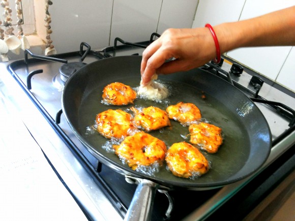  Frying vada