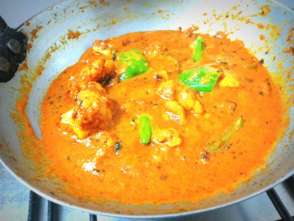 Cauliflower tikka masala