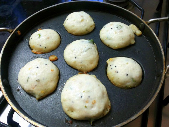 Pouring batter