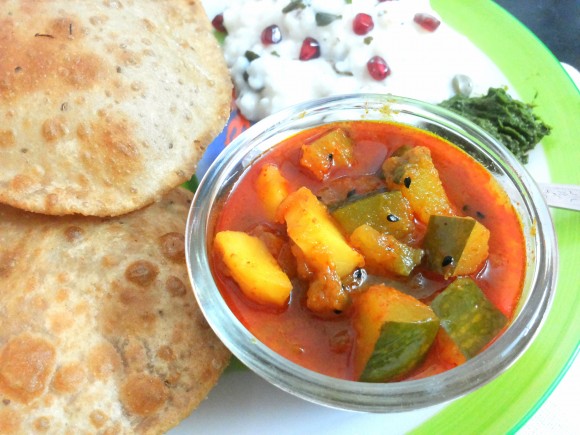 Pumpkin masala curry (without onion garlic)