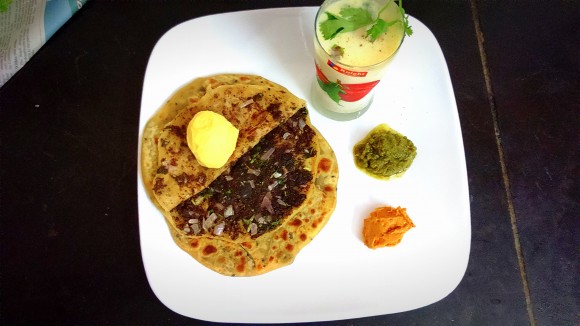 Flax seed paratha