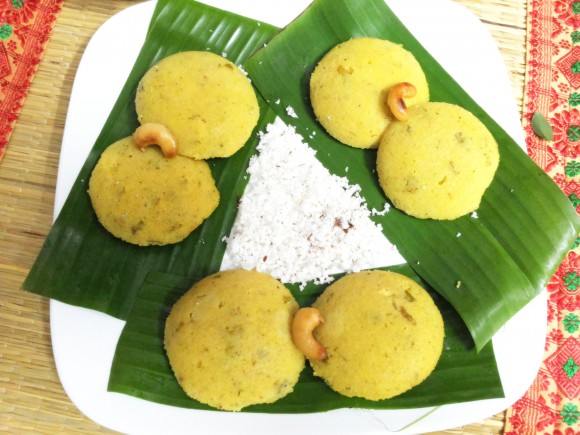 Rava/Sooji (semolina) idli (south Indian dish)