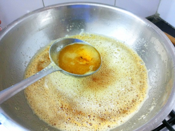 clear golden ghee 