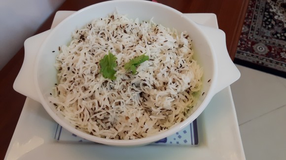 Jeera rice (cumin rice fry)