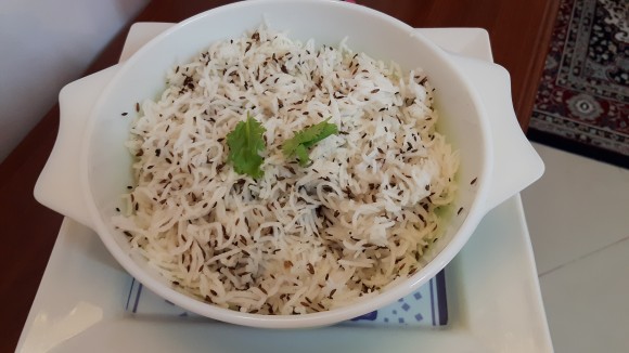 Jeera rice (cumin rice fry)