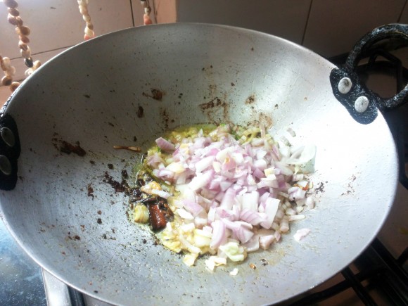 add chopped onion