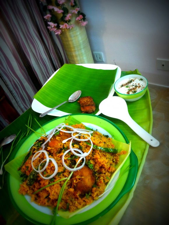 Fish biryani (fish tahari /fish pulao)