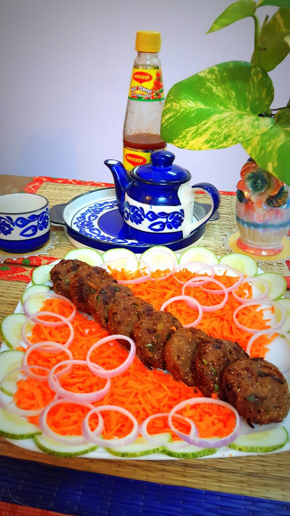 Katahal (raw jack fruit) kabab