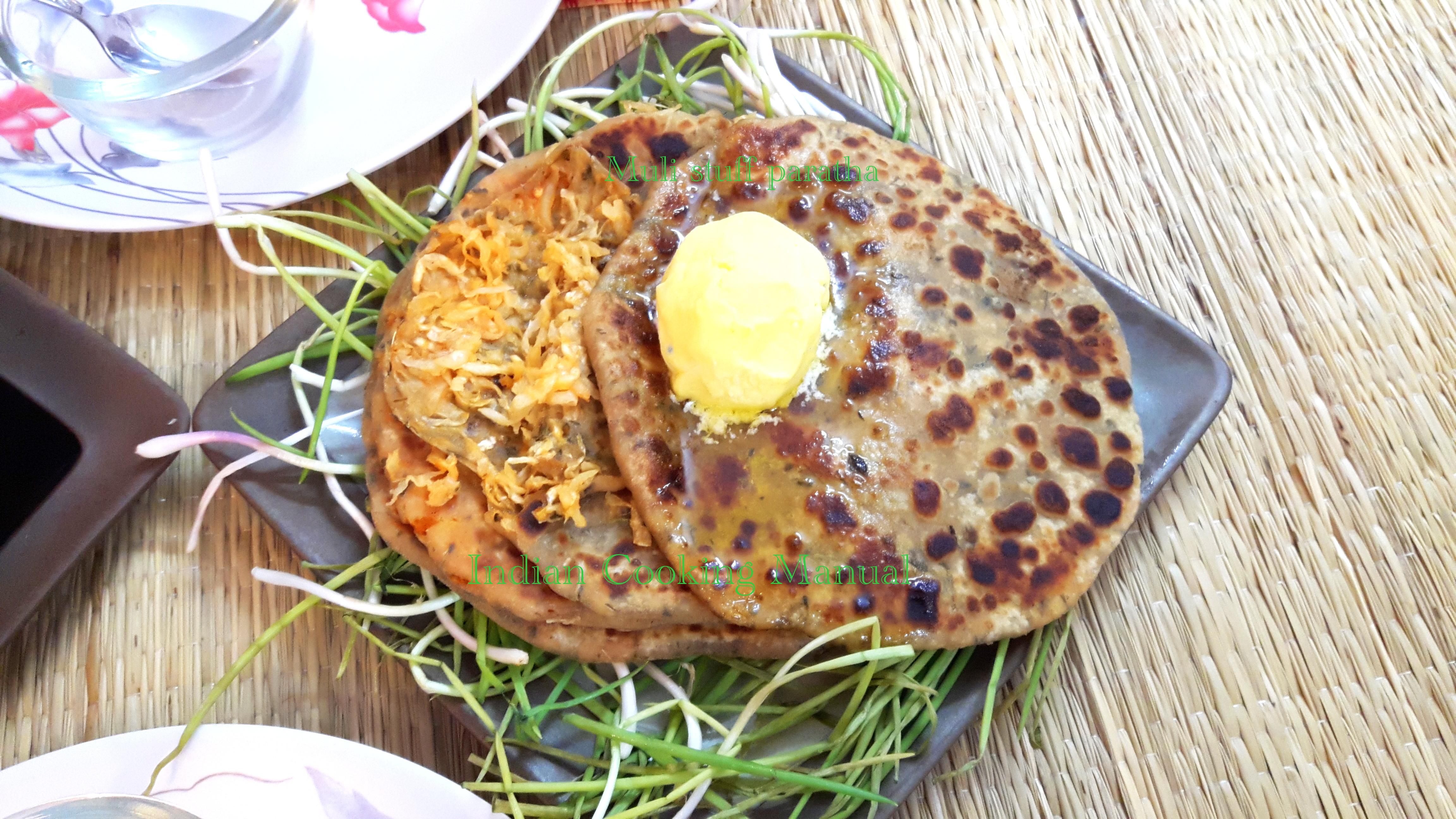 Muli /Radish stuff paratha