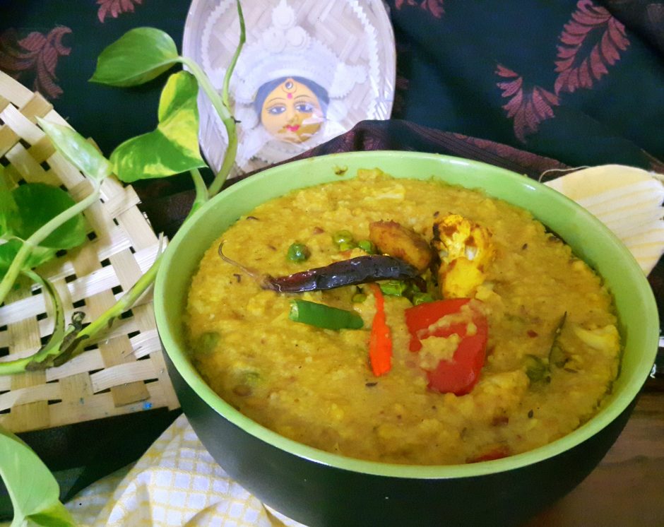 Bhog Khichadi (Bhoger Khichuri Rice and Lentil porridge) – Indian ...