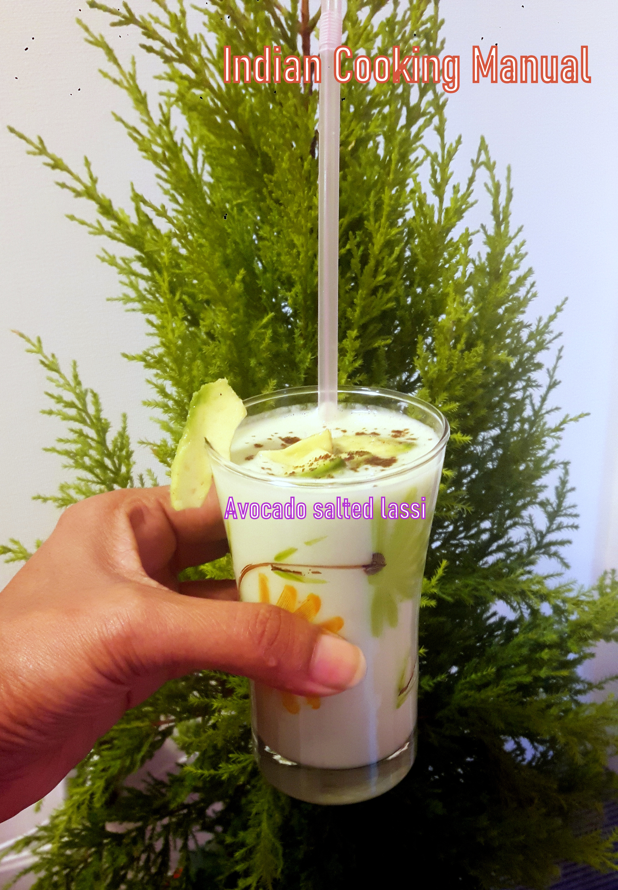 Avocado salted lassi (avocado Mattha/Chhachh)