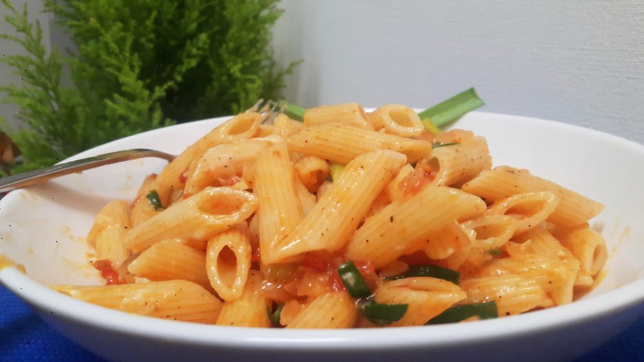 Macaroni in tomato sauce by Nag Ratna Sahu is licensed under a Creative ...