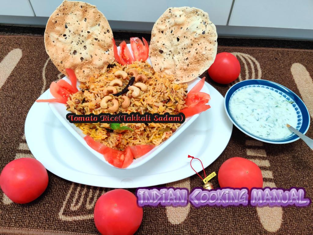 Tomato Rice (Takkali Sadam)