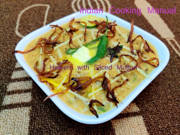 Haleem with Sliced Mutton - easy to cook