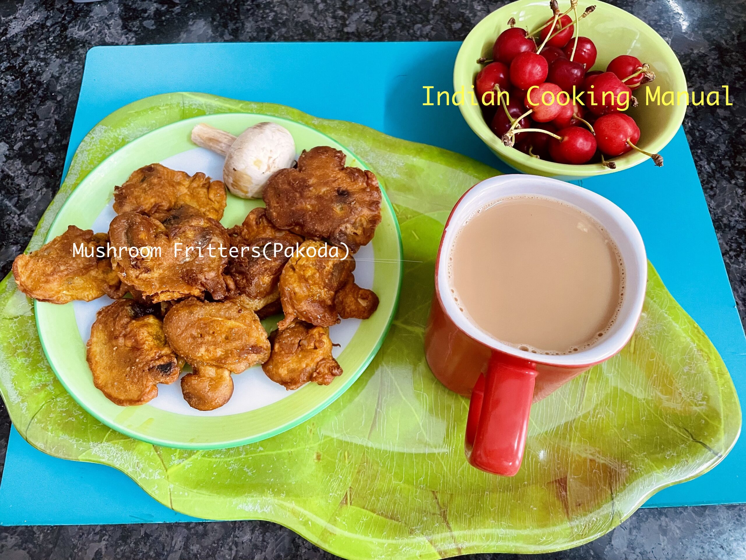 Mushroom Fritters(Pakoda)