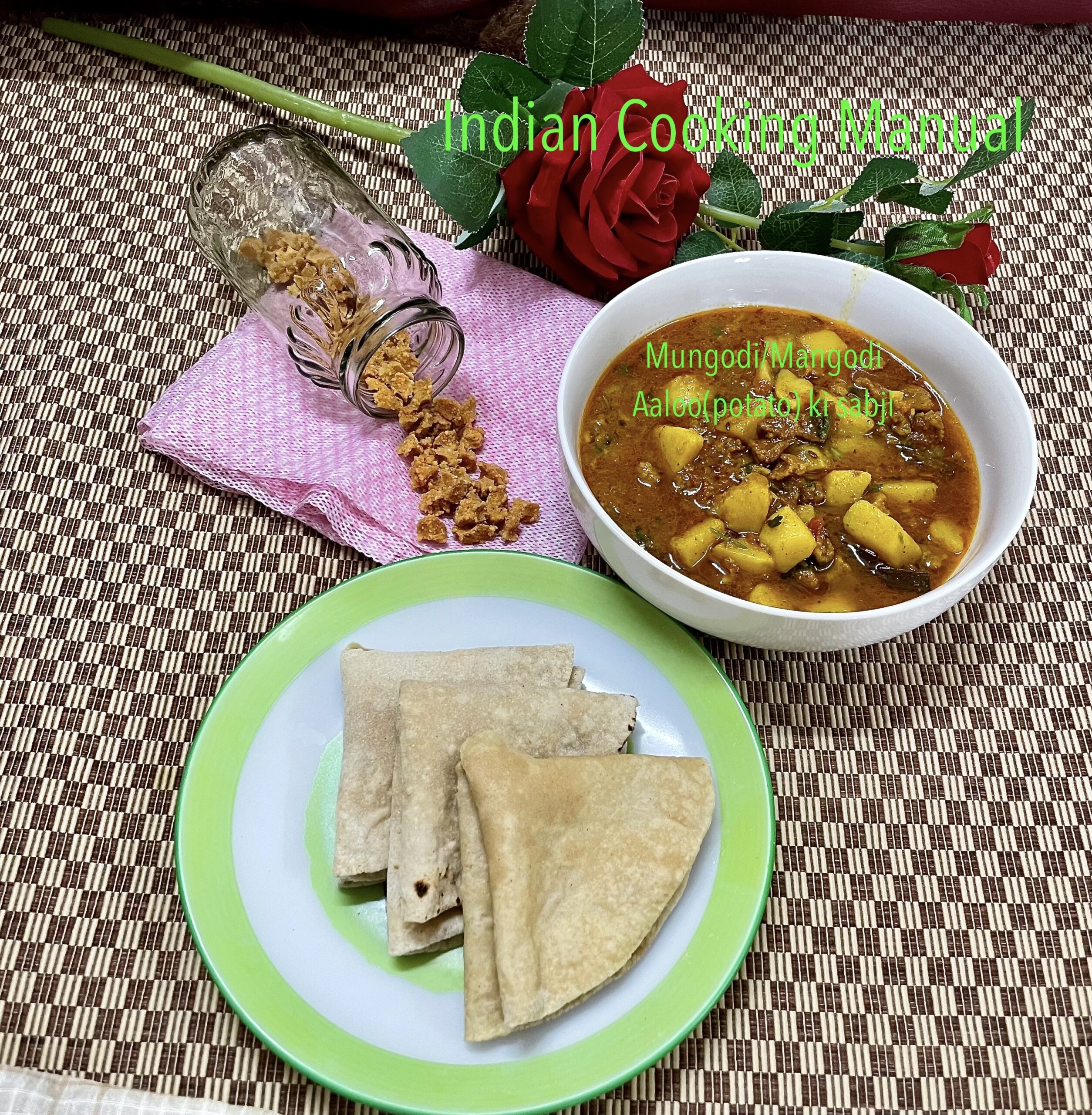 Mungodi/Mangodi Aaloo(potato) ki sabji