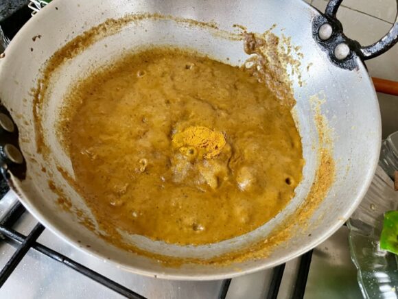 Add prepared masala paste