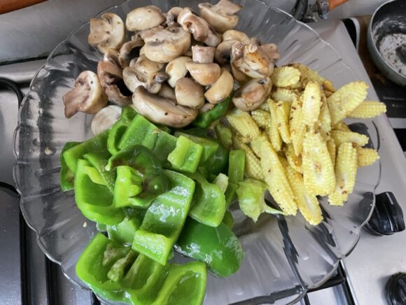 fried vegetables