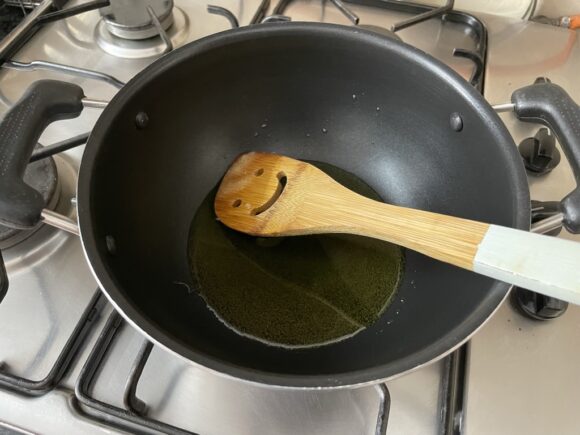 Heat ghee in a  nonstick pan