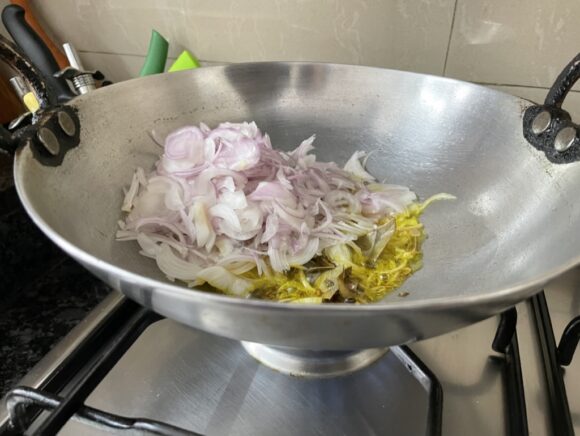 add chopped onion