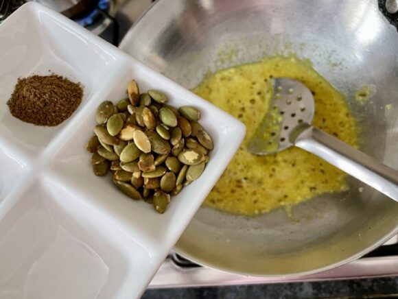 add pumpkin seed