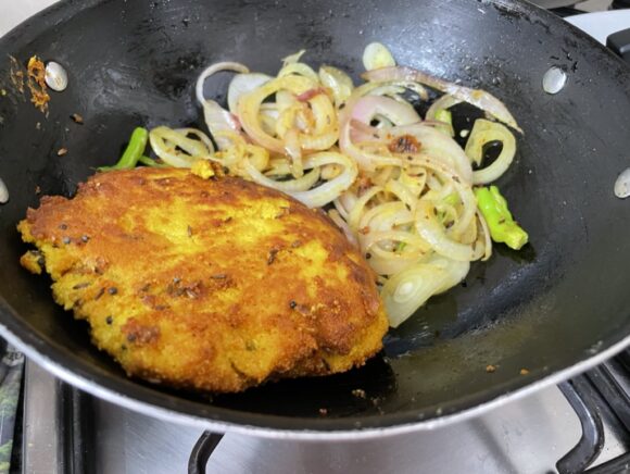 Pan Fried Fish Egg (Fish Roe) as Starter or Appetizer”