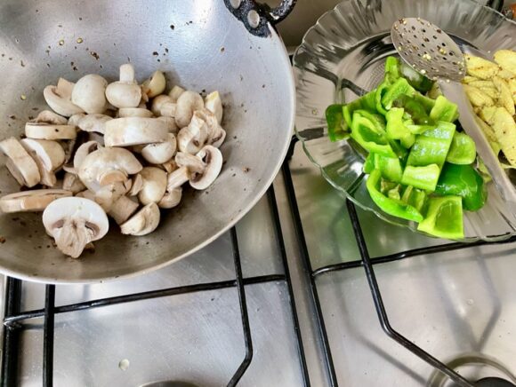 fried vegetables