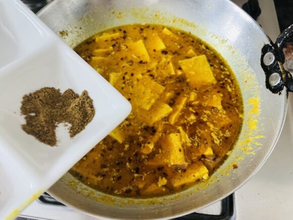 add garam masala powder