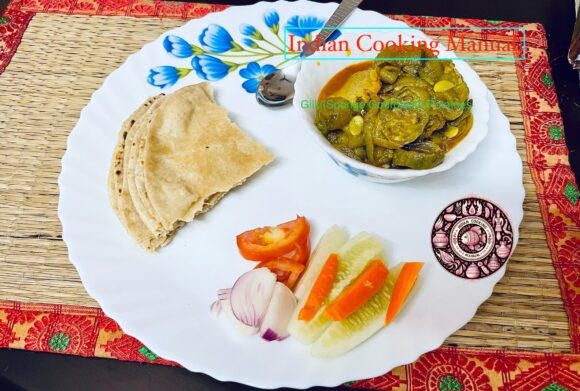 Gilki(Sponge Gourd) with Potatoes Sabji