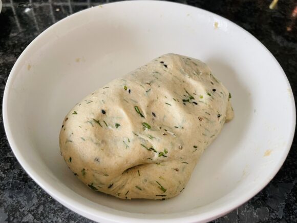 Add water to knead into a firm dough