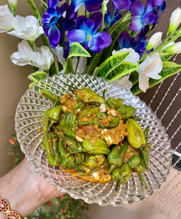 Green Chilli (Hari Mirch) ki Sabji