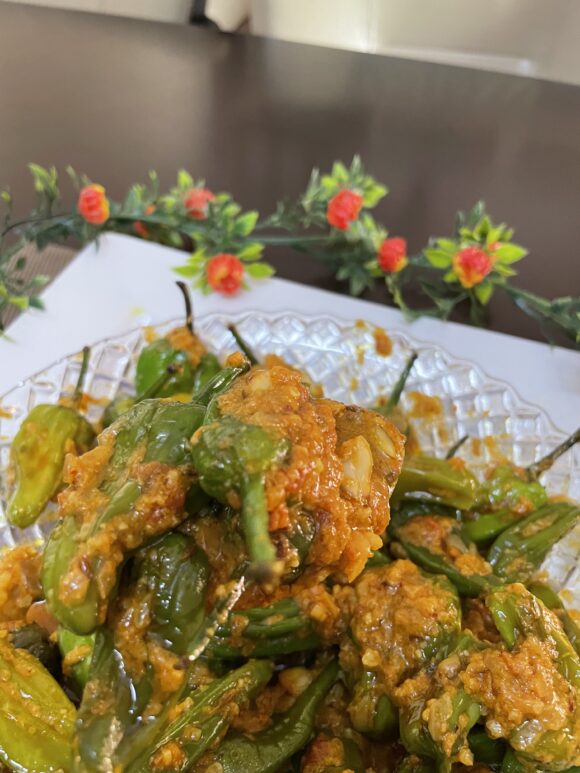 Green Chilli (Hari Mirch) ki Sabji